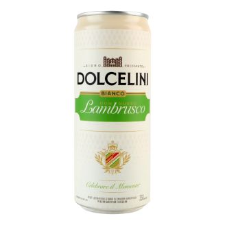 Сидр міцний « Lambrusco Bianco»  0.33л з/б ТМ Dolcelini