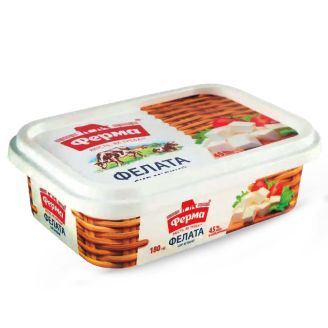 Сир м'який Фелата 45% Ферма кор. 180г