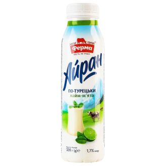 Напій кисломолочний Айран по-турецьки 1,8% 320г пл. ТМ  Ферма