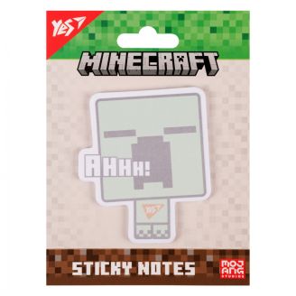Папір з липким шаром Yes фігурний "Minecraft Creeper" 40 аркушів 170398