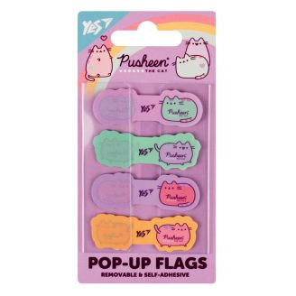Закладки Pop-up Yes "Pusheen", пластик, 80 шт 170426