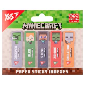 Індекси паперові Yes "Minecraft", 55*15мм, 100 шт (5x20) 170409