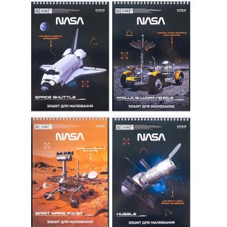 Зошит для малювання, 30 арк., спір., УФ лак, NS24-243, 68236