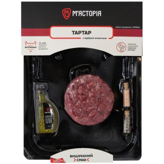Стейк Тартар (0,135))ТМ "М'ясторія"1шт