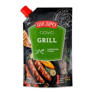 Соус "Grill" д/п 200г Щедро