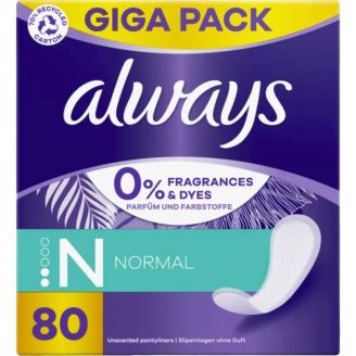 Прокладки щоденні Always Daily Fresh Normal Без запаху 80шт