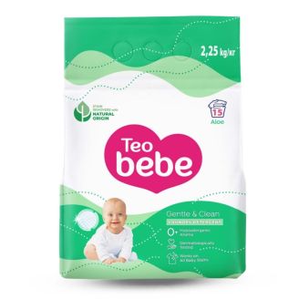 Пральний порошок Teo bebe Gentle & Clean Aloe для дитячих речей 2250 г