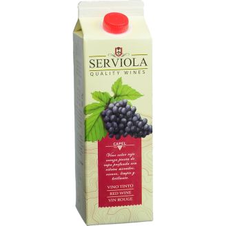 Вино "Serviola" черв. сухе Tetra-Pak 12% 1л Іспанія