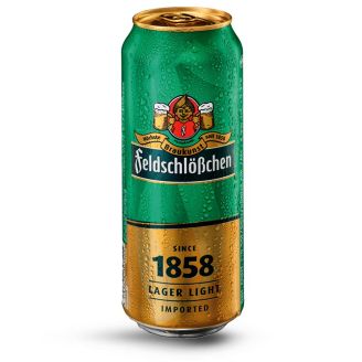 Пиво Light Lager 1858 4,0% 0,5 л з/б ТМ "Feldschlobchen" Німеччина