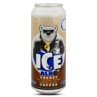 Напій сл./алк. енерг. "смак КАВИ" 0,5л з/б 8% ТМ ICE ALCO ENERGY