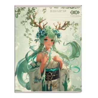 Зошит предметний ANIME, 48арк., клітинка, біологія, KIDS LINE ZB.1704-04