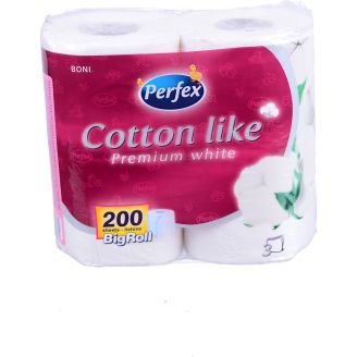 Туалетний папір Perfex Cotton Premium White 4шт 3шар