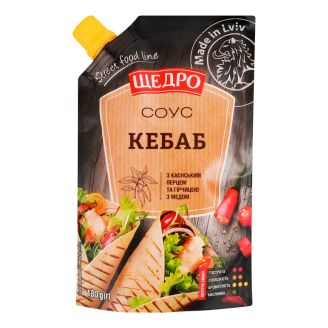 Соус Щедро "Kebab" д/п 0,18