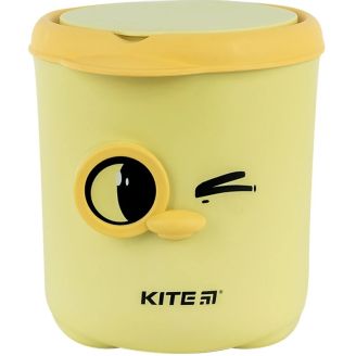 Настільний контейнер для сміття Kite, жовтий 68331, K24-011-2