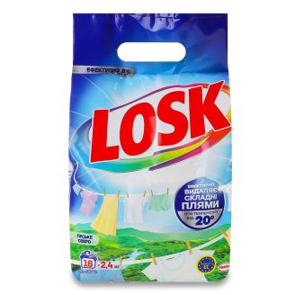Пральний порошок Losk Гірське Озеро 2400 г