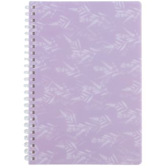 Блокнот на спіралі пласт. обкл., А5, 80 арк.,кл., Lavender 1 69343, 8033-1-A