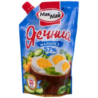 Майонез Яєчний 57% 270г д/п МакМай
