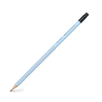 ОЛІВЕЦЬ ЧОРНОГРАФІТНИЙ GRIP2001 В З ГУМКОЮ ТРИГРАННИЙ SKY BLUE 32566, 217274 