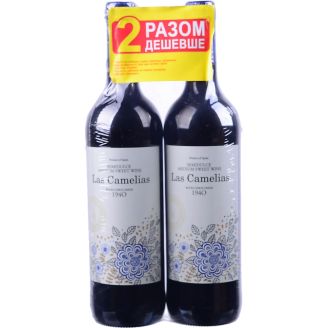 Вино "Las Camelias" черв. н/сол 2x0,75л Іспанія