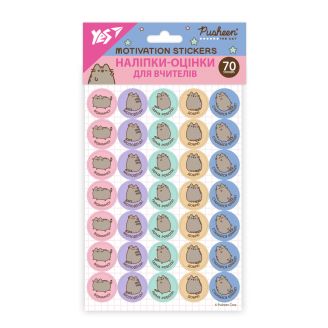 Наліпки-оцінки Yes "Pusheen" 955396