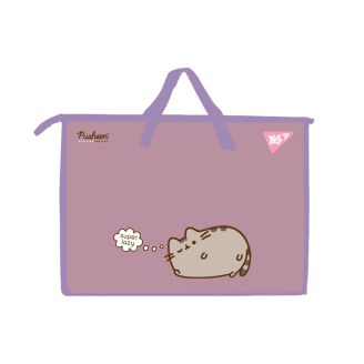 Папка-портфель Yes А3 "Pusheen" з тканинними ручками, 492280