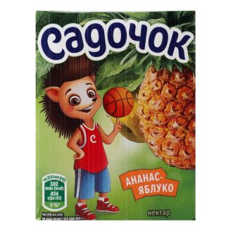 Нектар  Ананас-Яблуко  0,2л Садочек