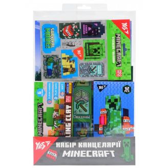 Набір канцелярії Yes "Minecraft" 5 предметів 450140