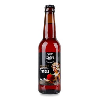 Сидр солодкий  "Fragola" ябл. з полуницею  0,33л Royal Fruit