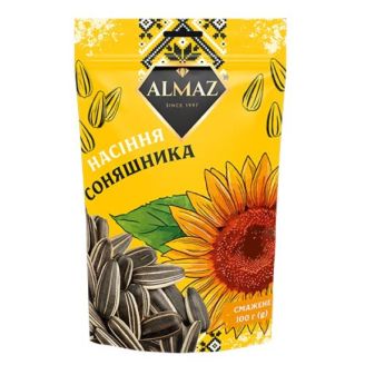 Насіння соняшника смажене смугасте ТМ Almaz д/п 100г