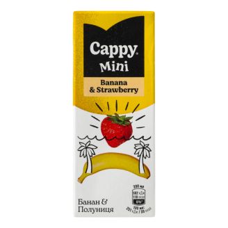 Нектар Банан-полуниця 0.2л Mini Cappy 