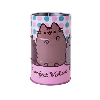 Стакан-підставка бочка Yes «Pusheen» метал 708099