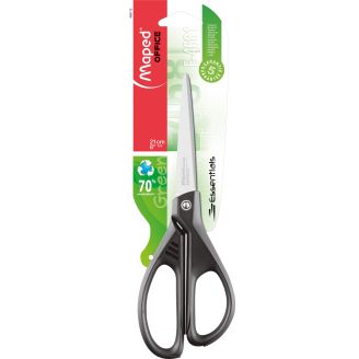 Ножиці офісні ESSENTIALS GREEN 210мм, блістер MP.468110