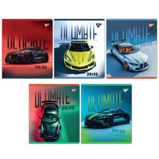 Зошит для записів А5/12 кл. YES "Ultimate drive" Гібридний виб лак 767498