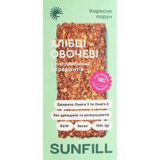Хлібці овочеві, 100г SunFill