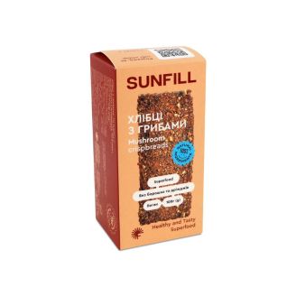 Хлібці з грибами, 100г SunFill