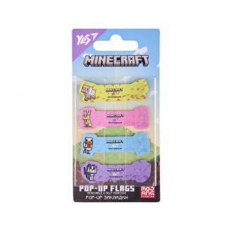 Закладки Pop-up Yes "Minecraft.Spring", пластик, 80 шт, 170442