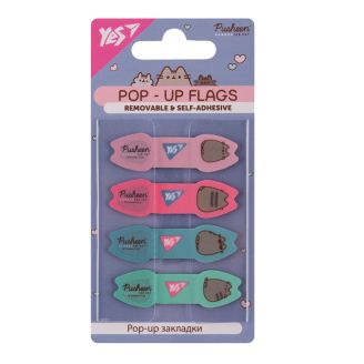 Закладки Pop-up Yes "Pusheen", пластик, 80 шт, 170443