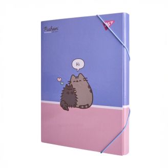 Папка для праці Yes картонна А4 "Pusheen", 500249