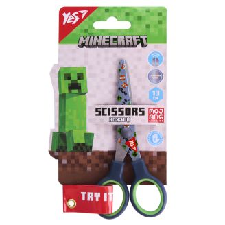 Ножиці Yes "Minecraft" 13см, з принтом на лезі, 480470