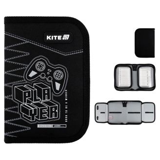 Пенал Kite 1 від., 2 відв., без наповнення 622 Player, K25-622-6, 70055