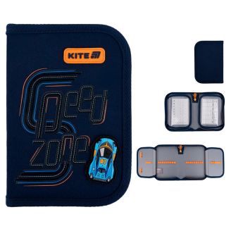 Пенал Kite 1 від., 2 відв., без наповнення 622 Speed Zone, K25-622-4, 70053