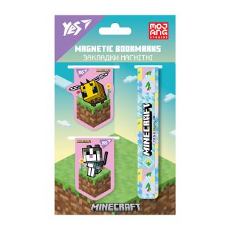 Закладки магнітні Yes "Minecraft.Spring", 3 шт., 708343