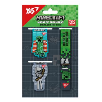 Закладки магнітні Yes "Minecraft", 3 шт, 708347