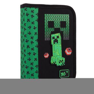 Пенал твердий YES одинарний без клапана HP-02 Minecraft Team, 533654
