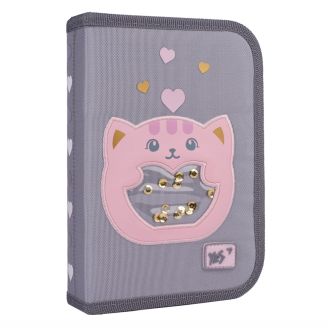 Пенал твердий YES одинарний з клапаном HP-03 With Love, 533659
