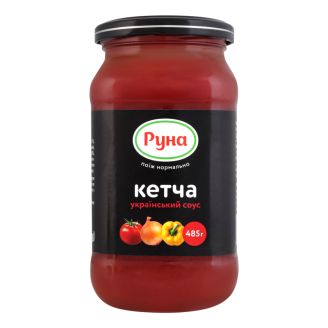 Соус Кетча укр. томатний 485г Руна