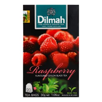 Чай чорний малина Dilmah 20*1.5г