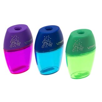 Чинка з контейнером SHAKER, 1 отв., дисплей, асорті MP.534753