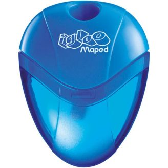 Чинка з контейнером I-GLOO, 1 отв., дисплей, асорті MP.534754