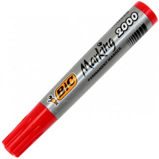 820913 Маркер BIC Permament овал червоний №200003
